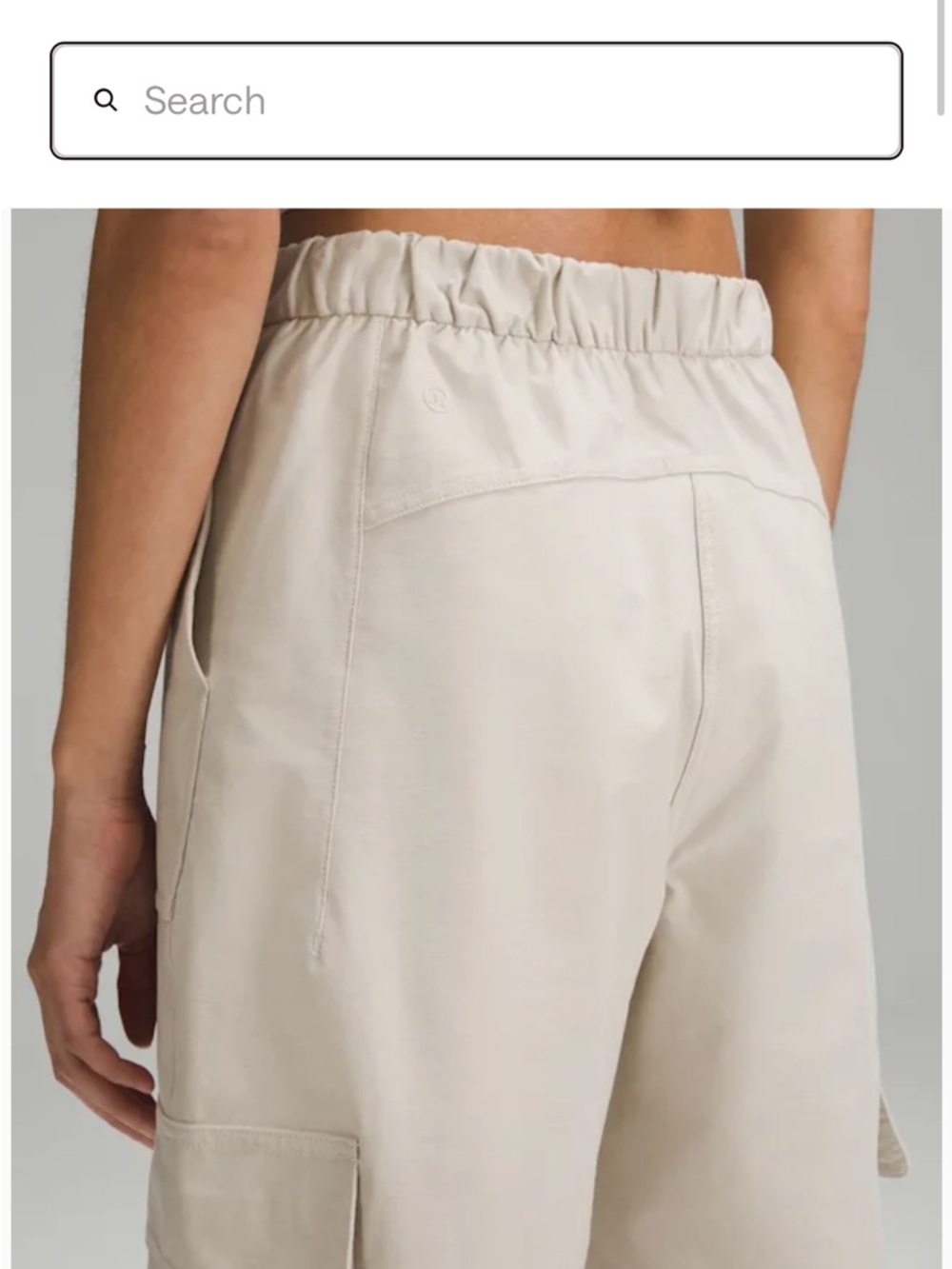 lululemon Light Utilitech Cargo Pocket High-rise Barrel Pants in Natural Ivory - Picture 2 of 7